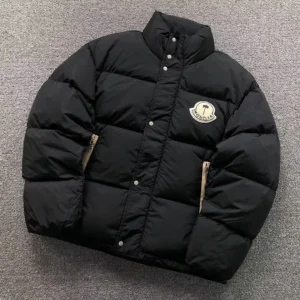 Moncler Black Logo Patch Puffer B