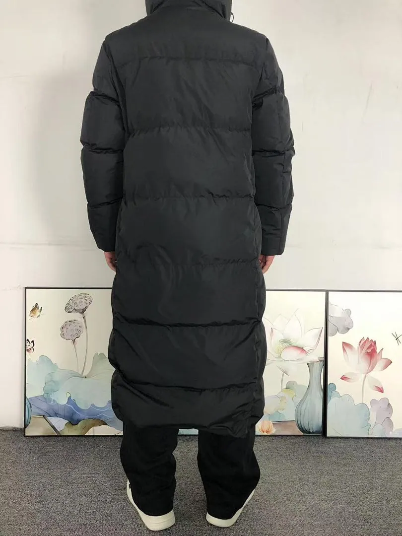 Ralph Lauren Black Glossy Longline Puffer