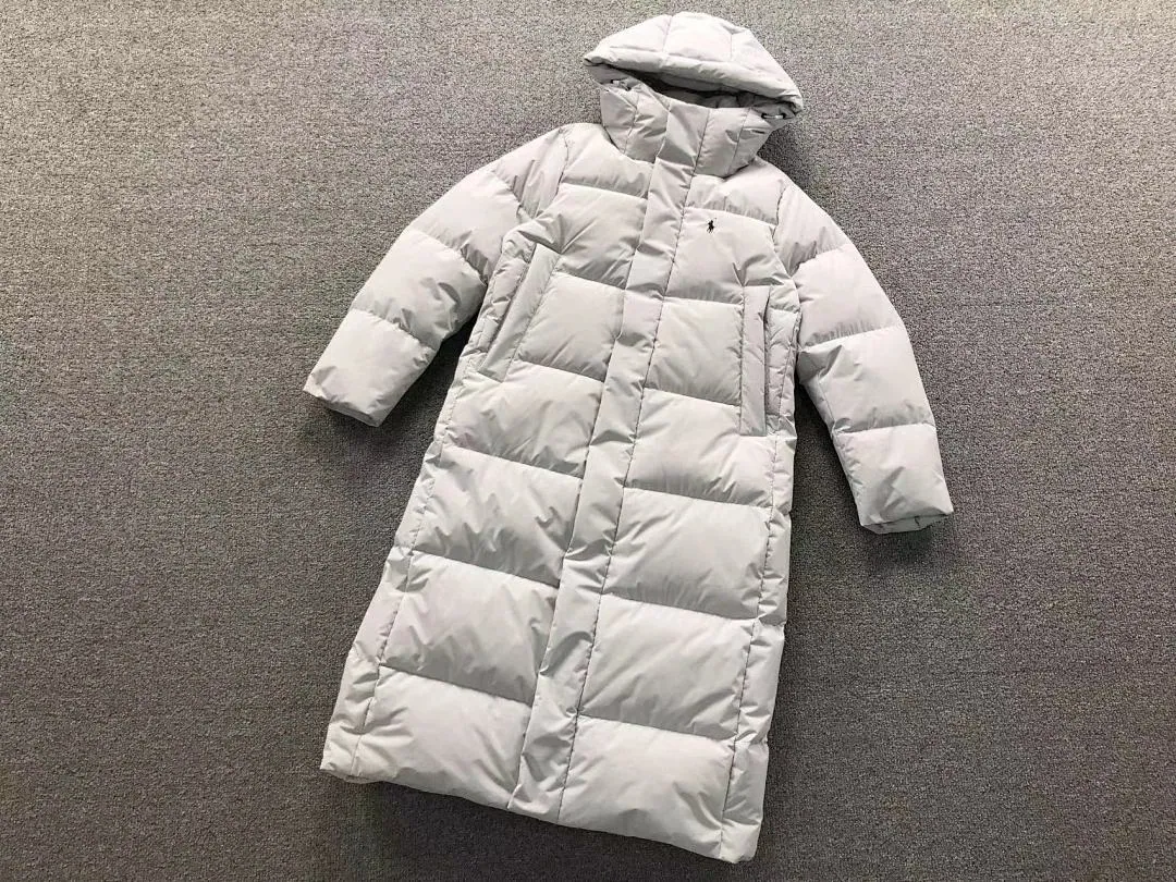 Ralph Lauren Black Glossy Longline Puffer