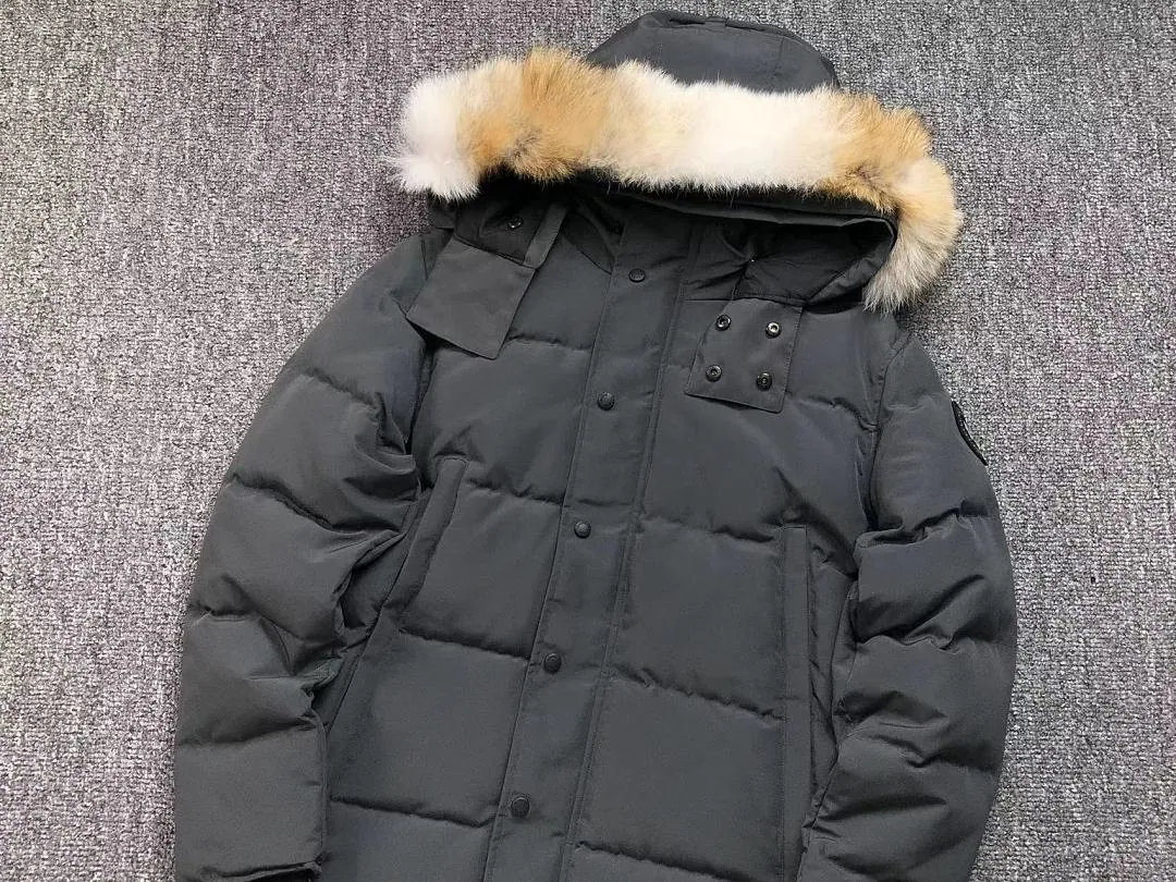 Canada Goose Grey Fur Hood Puffer