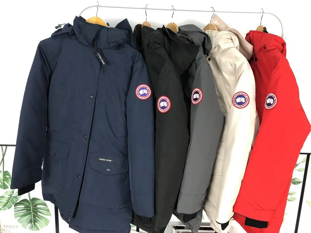 Canada Goose Black White Fur Parka