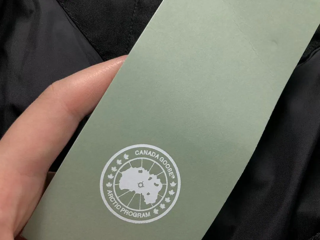 Canada Goose Black White Fur Parka