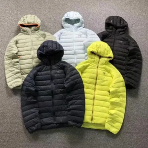 Arc'teryx Navy Longline Down Jacket