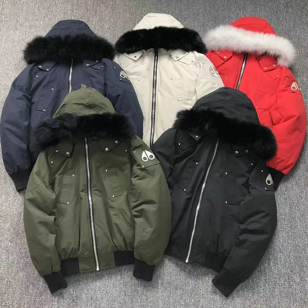 Moose Knuckles Original Ballistic Down Bomber Jacket