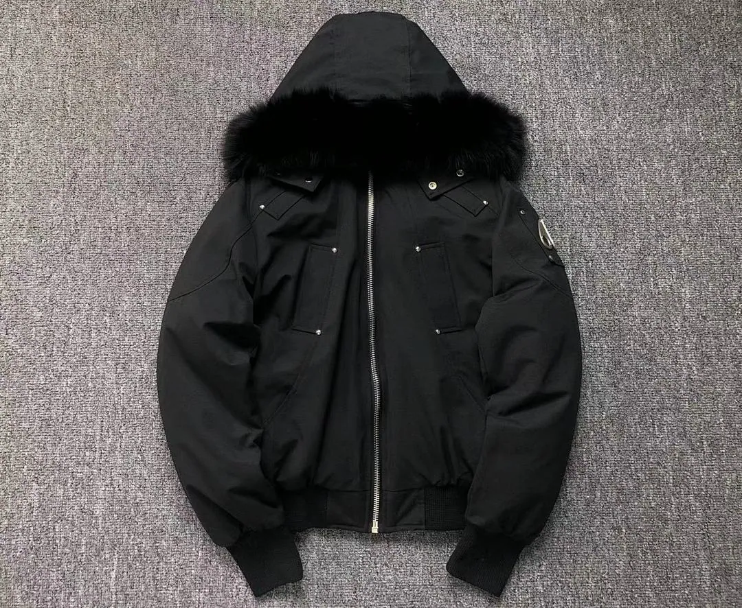 Moose Knuckles Multi Color Fur Hood Puffer
