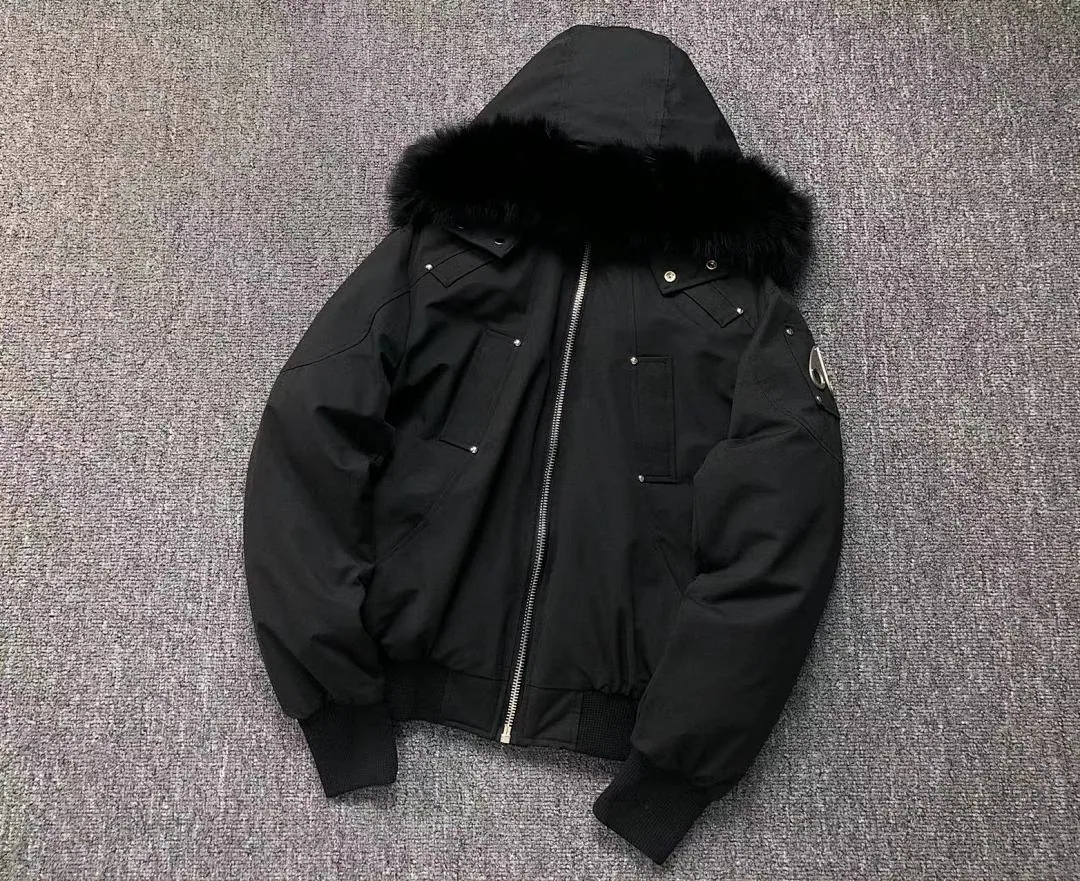 Moose Knuckles Multi Color Fur Hood Puffer