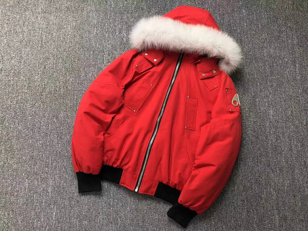 Moose Knuckles Multi Color Fur Hood Puffer