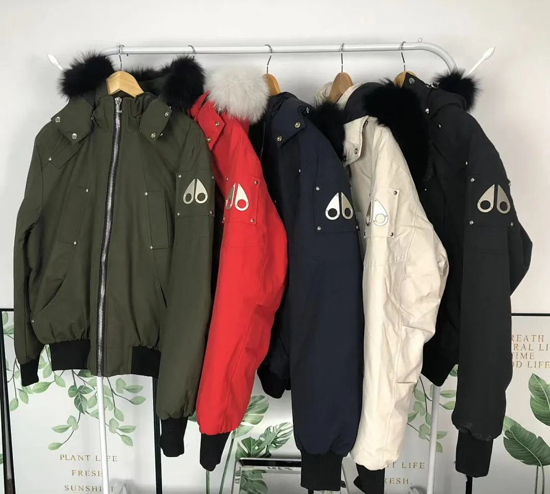 Moose Knuckles Multi Color Fur Hood Puffer