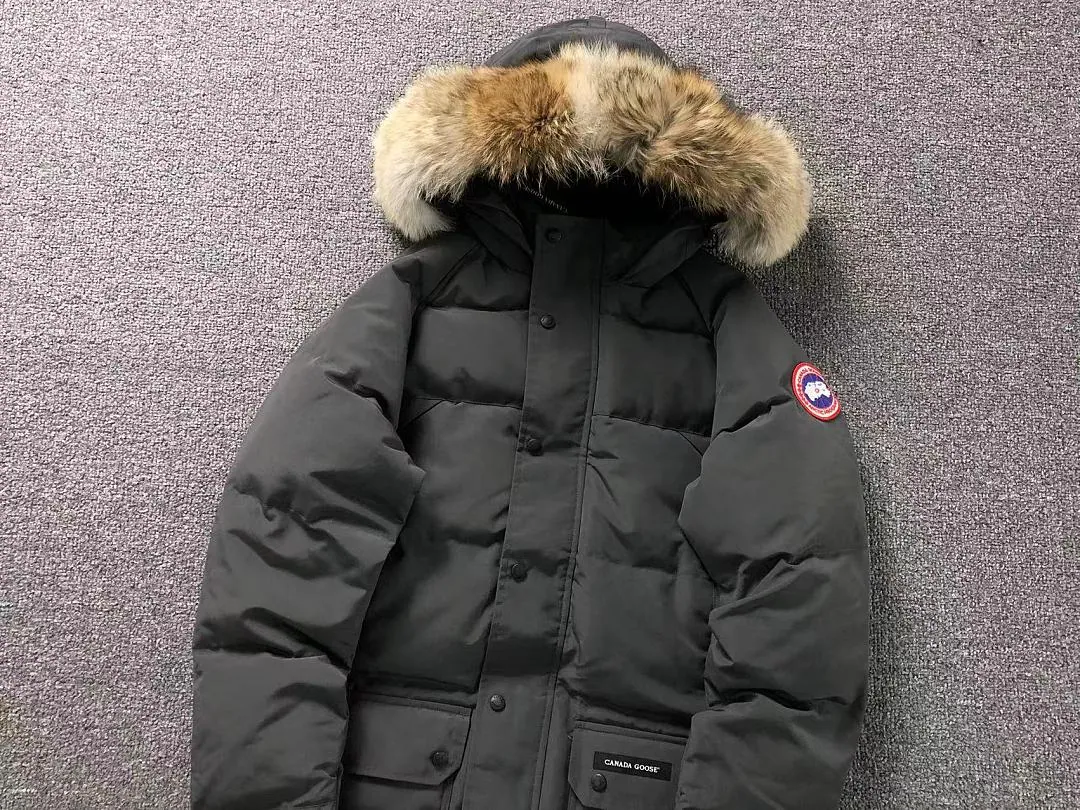 Canada Goose Brown Glossy Puffer