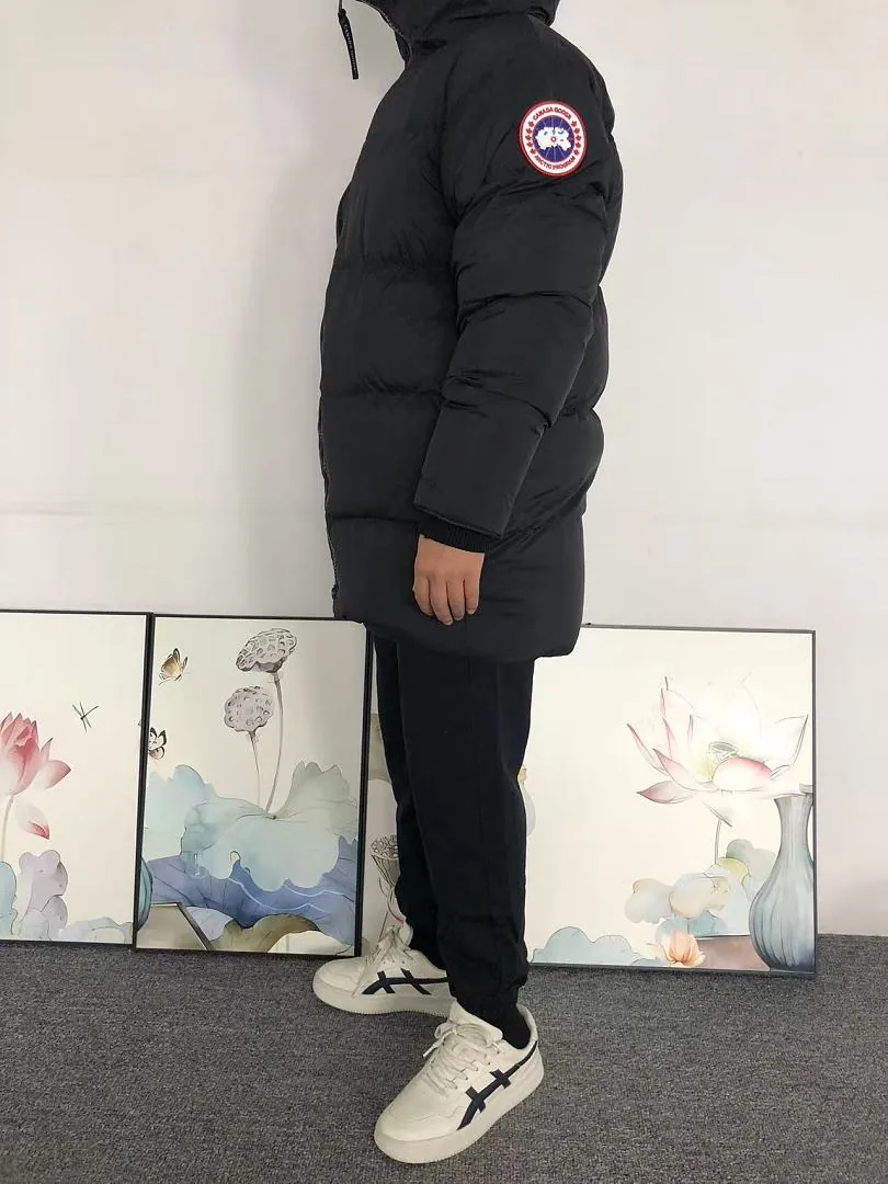 Canada Goose Navy Hooded Puffer