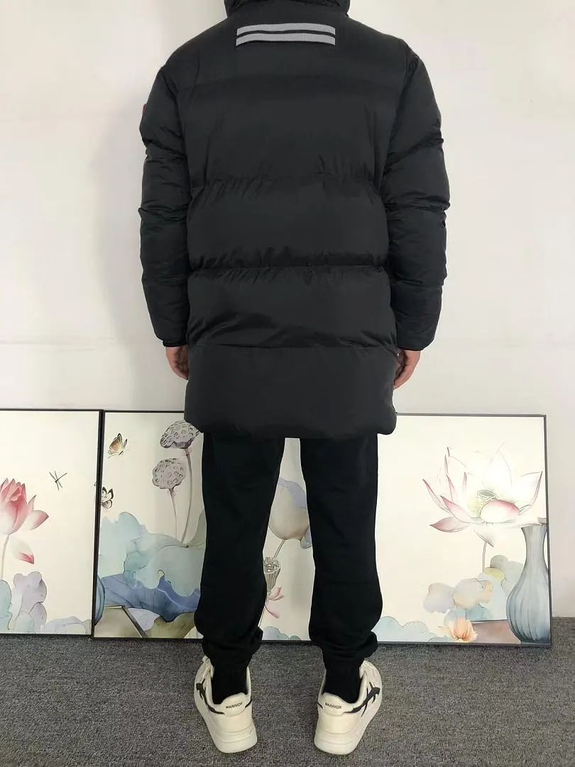 Canada Goose Navy Hooded Puffer