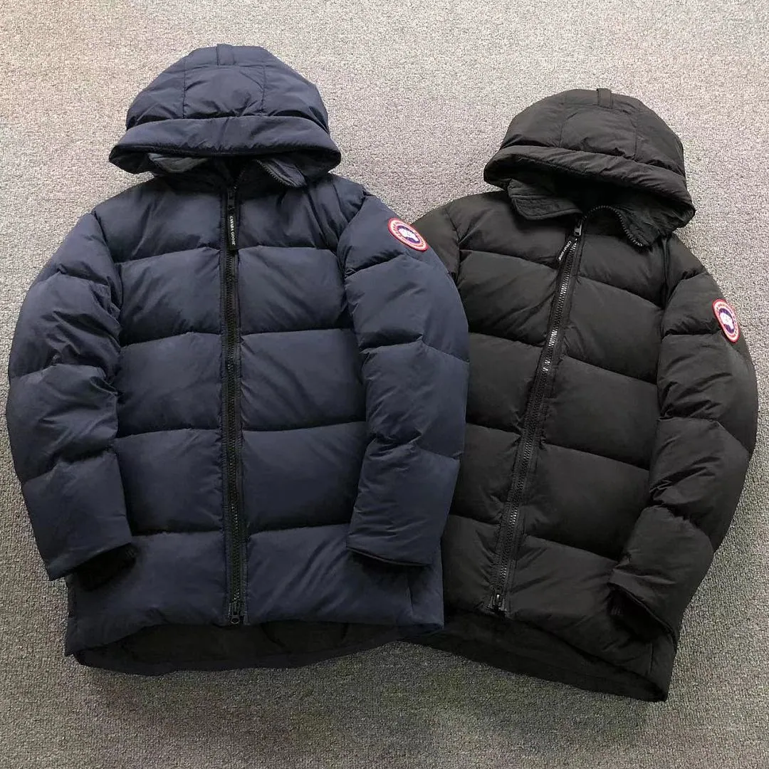 Canada Goose Navy Hooded Puffer