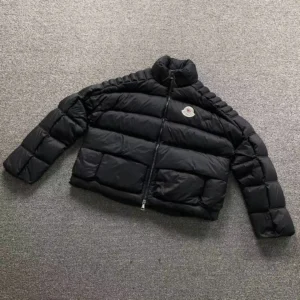Moncler Black Longline Puffer E