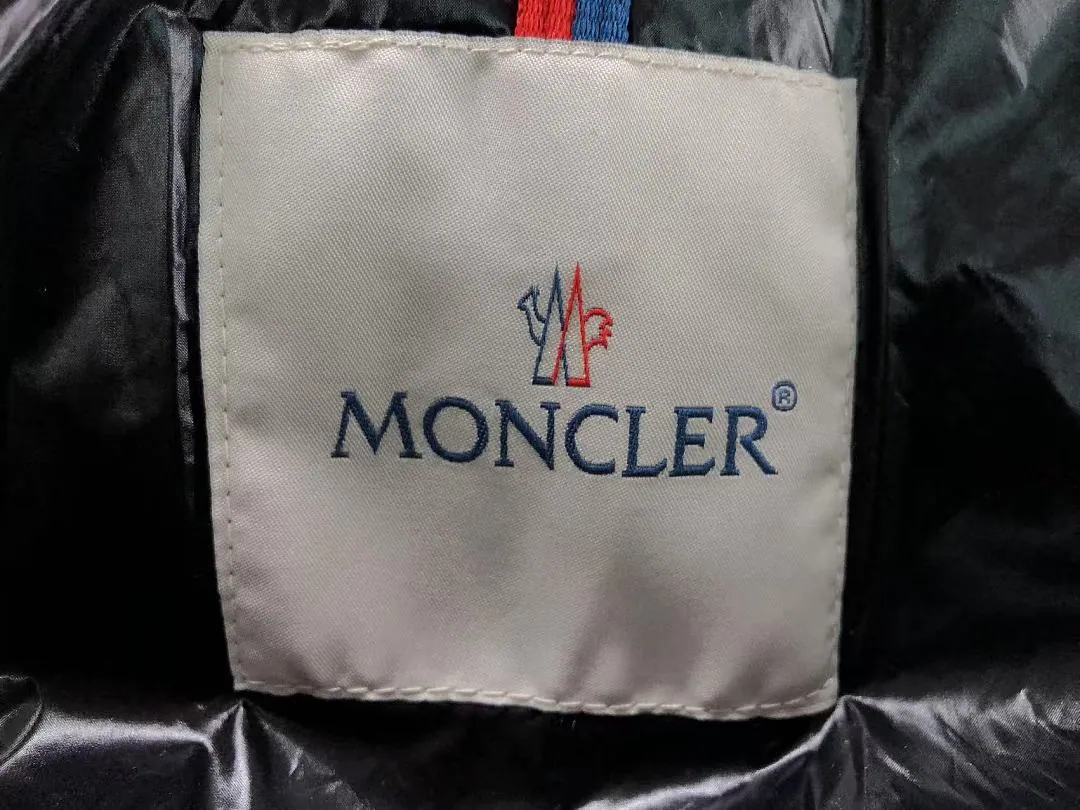 Moncler Black Matte Long Down Coat