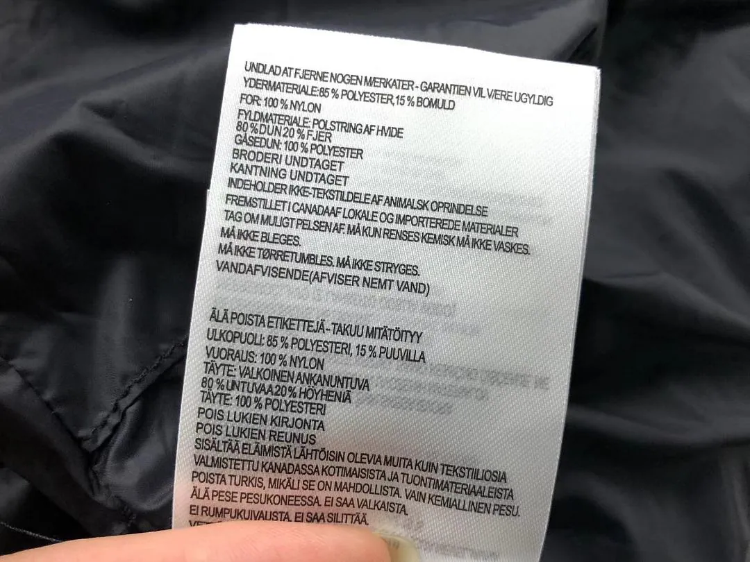 Canada Goose Navy Matte Puffer
