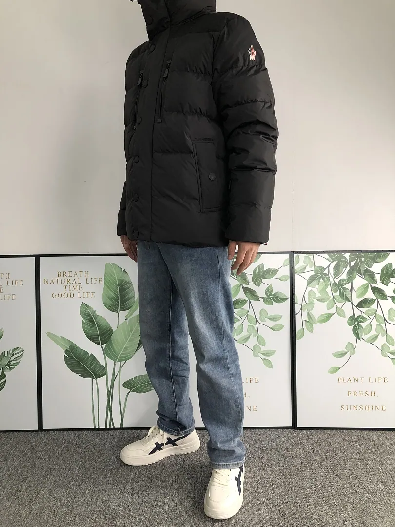 Moncler Black Shiny Down Vest
