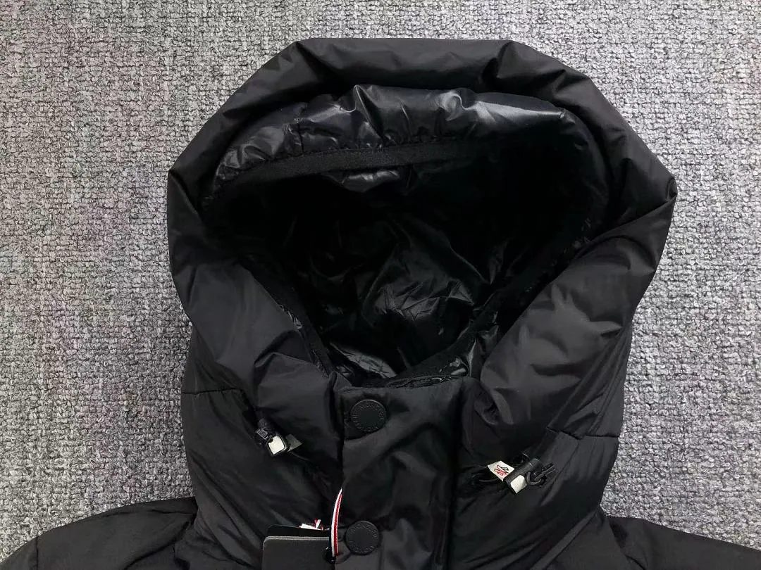 Moncler Black Shiny Down Vest