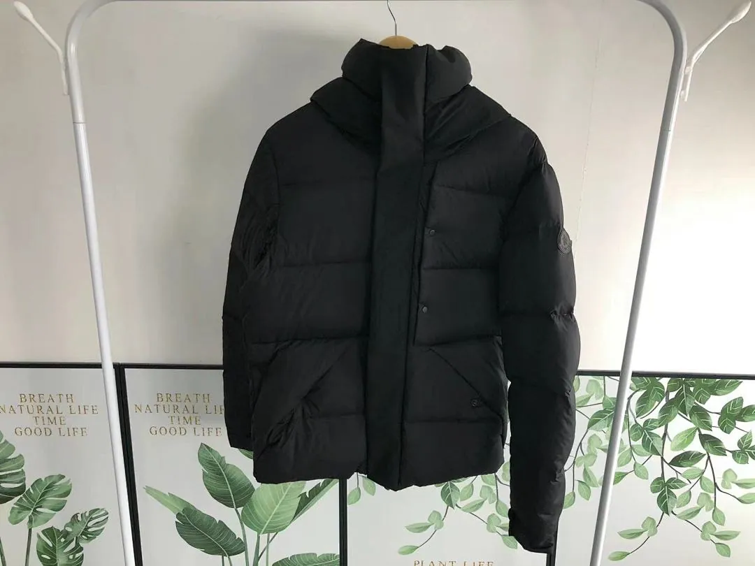 Moncler Black Matte Down Jacket B