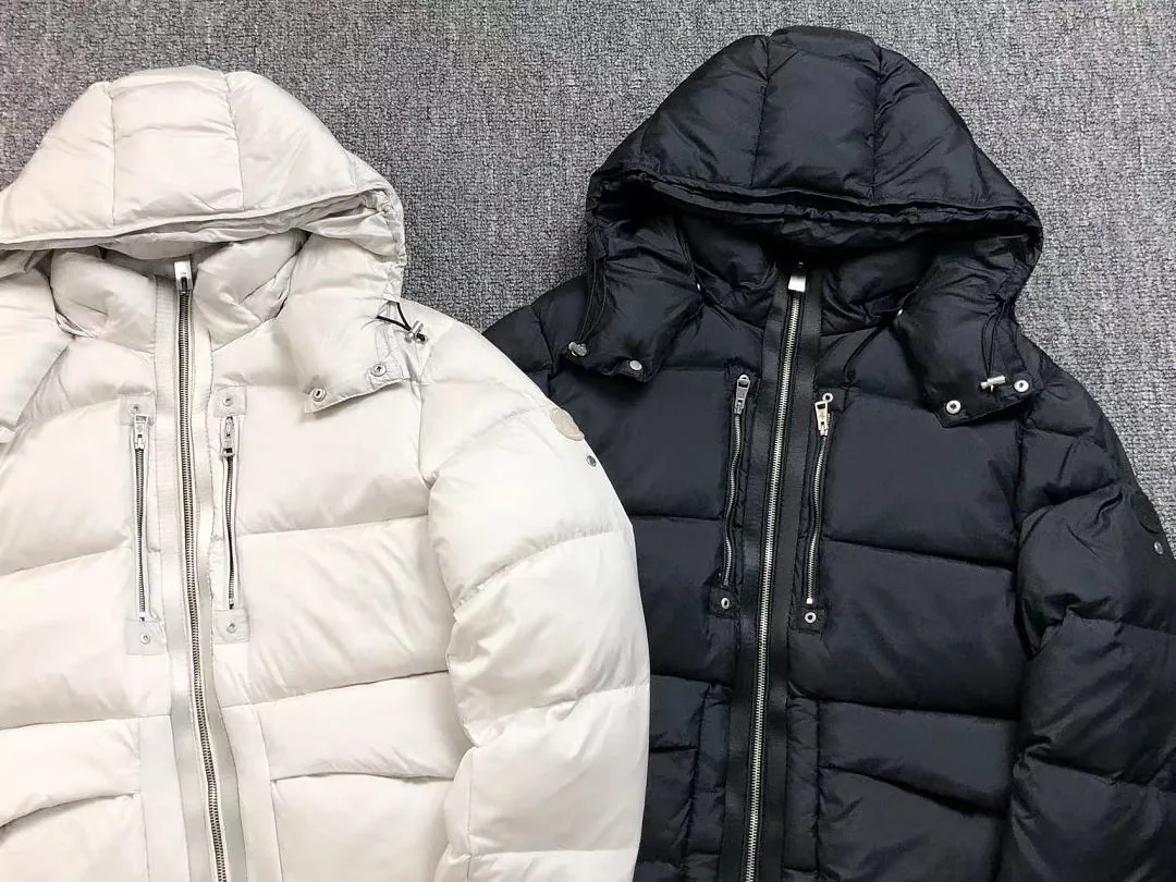 Moncler Black Longline Puffer F