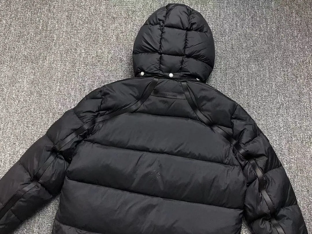 Moncler Black Longline Puffer F