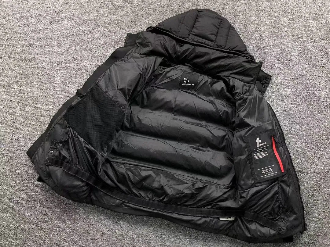 Moncler Navy Glossy Puffer Jacket