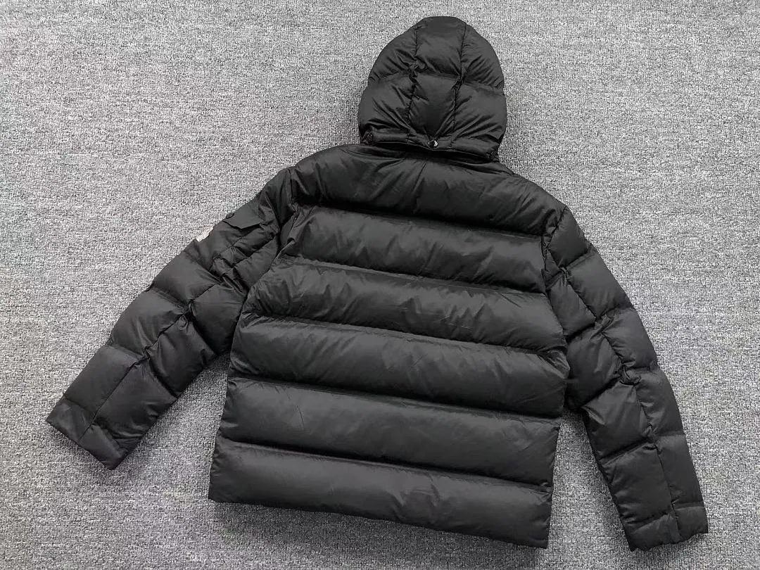 Moncler Navy Glossy Puffer Jacket