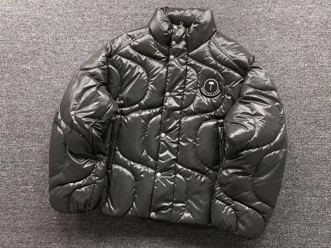 Moncler Black Glossy Puffer Jacket C