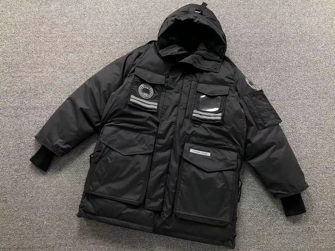 Canada Goose Black Matte Puffer Jacket