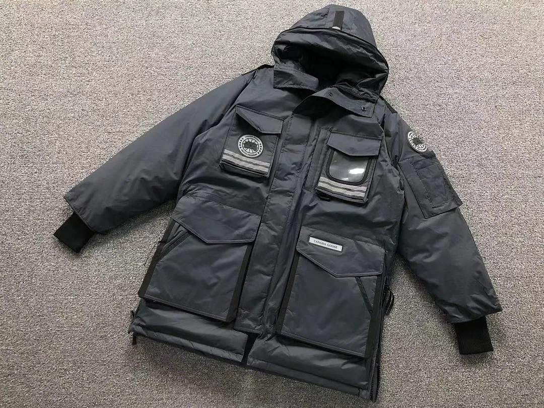 Canada Goose Black Matte Puffer Jacket