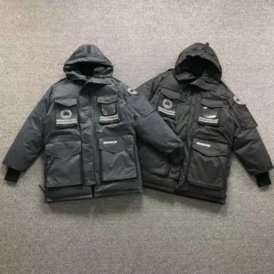 Canada Goose Black Matte Puffer Jacket