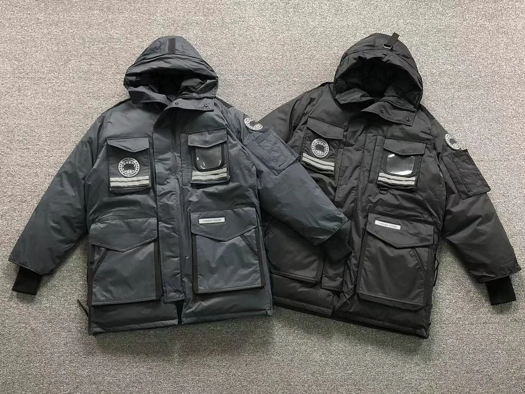 Canada Goose Black Matte Puffer Jacket