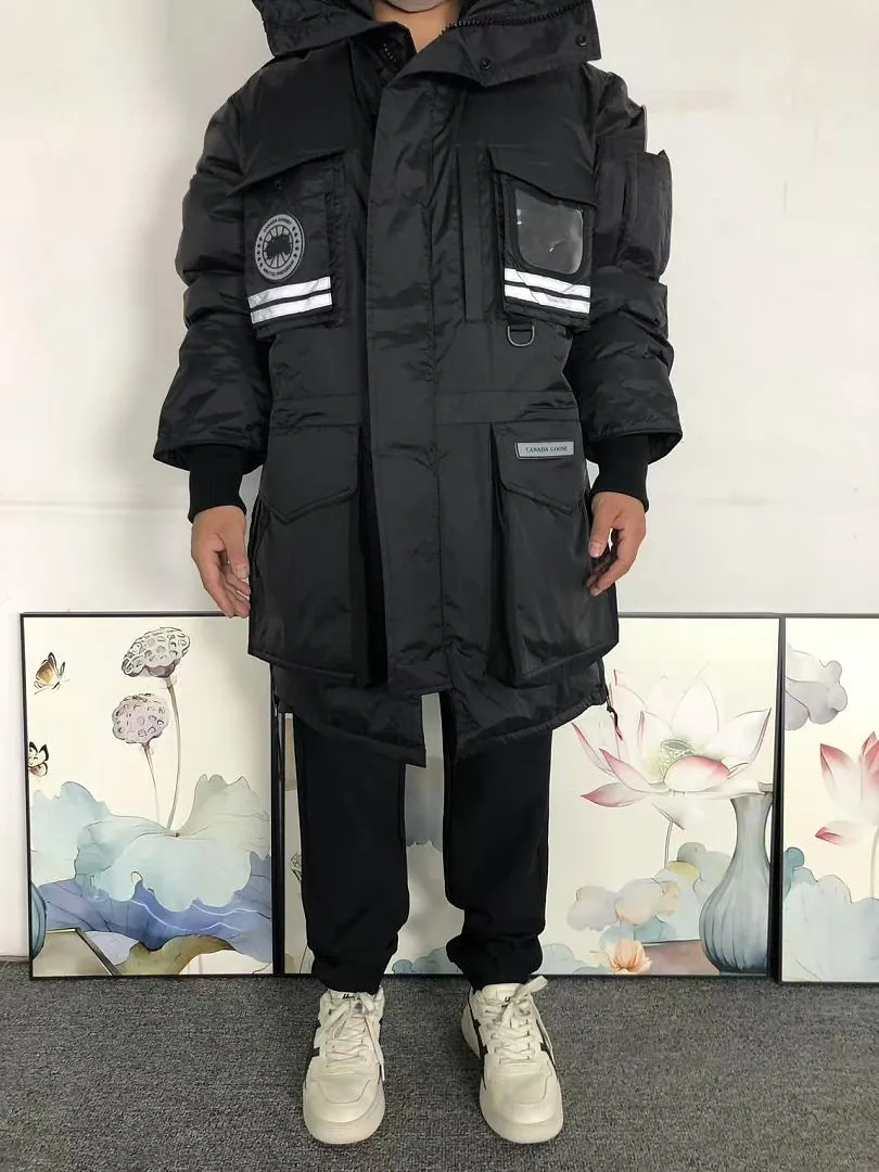 Canada Goose Black Matte Puffer Jacket