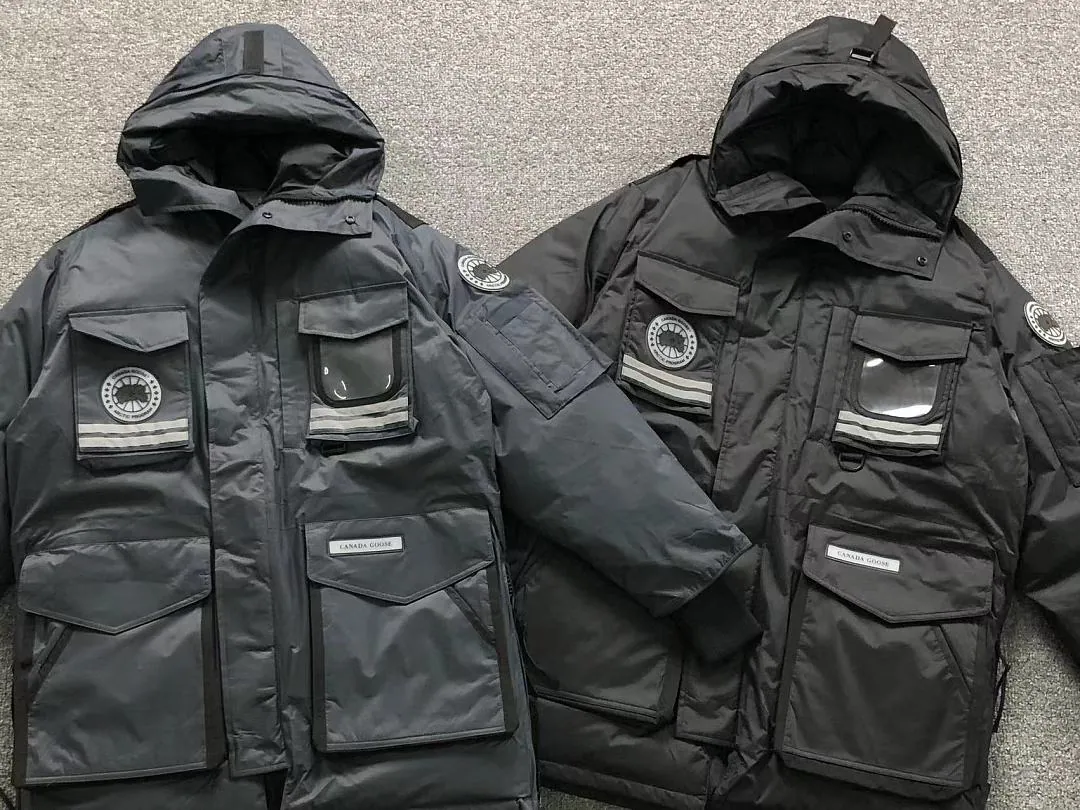 Canada Goose Black Matte Puffer Jacket