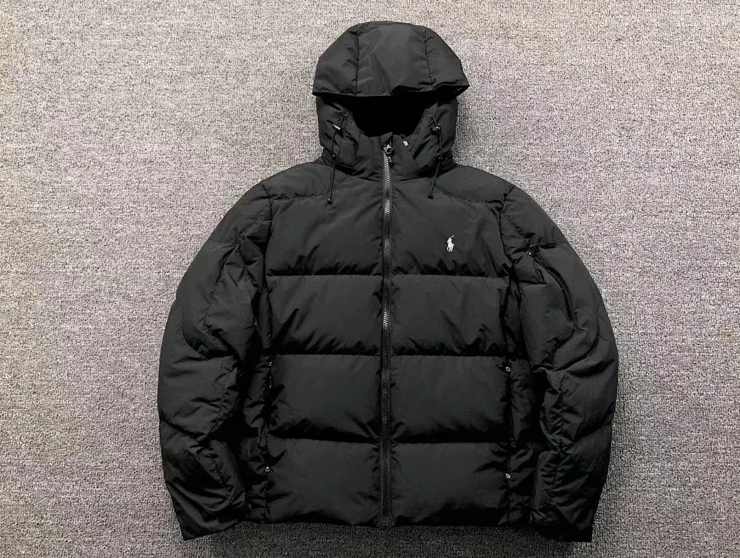 Ralph Lauren Olive Green Longline Puffer