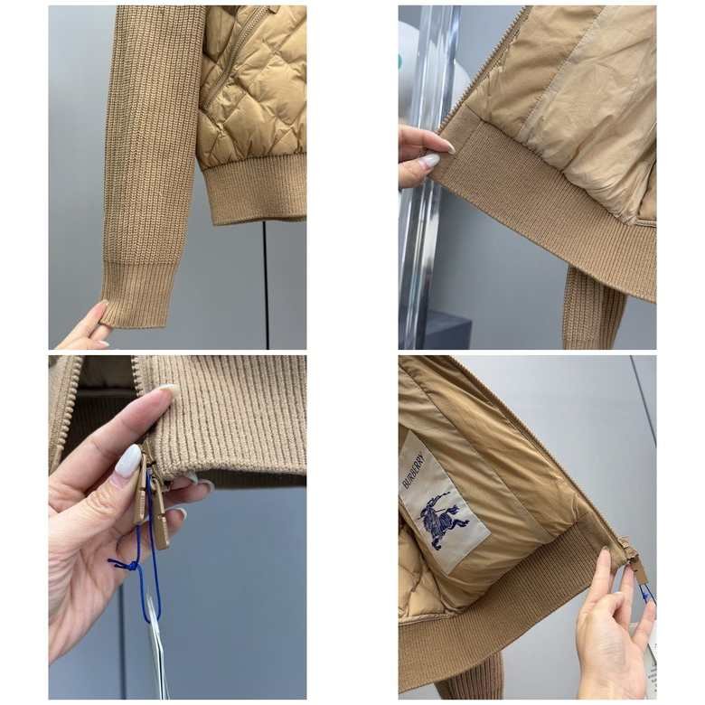 Burberry Check-Stitch Nylon and Wool Jacket for women - Image 2
