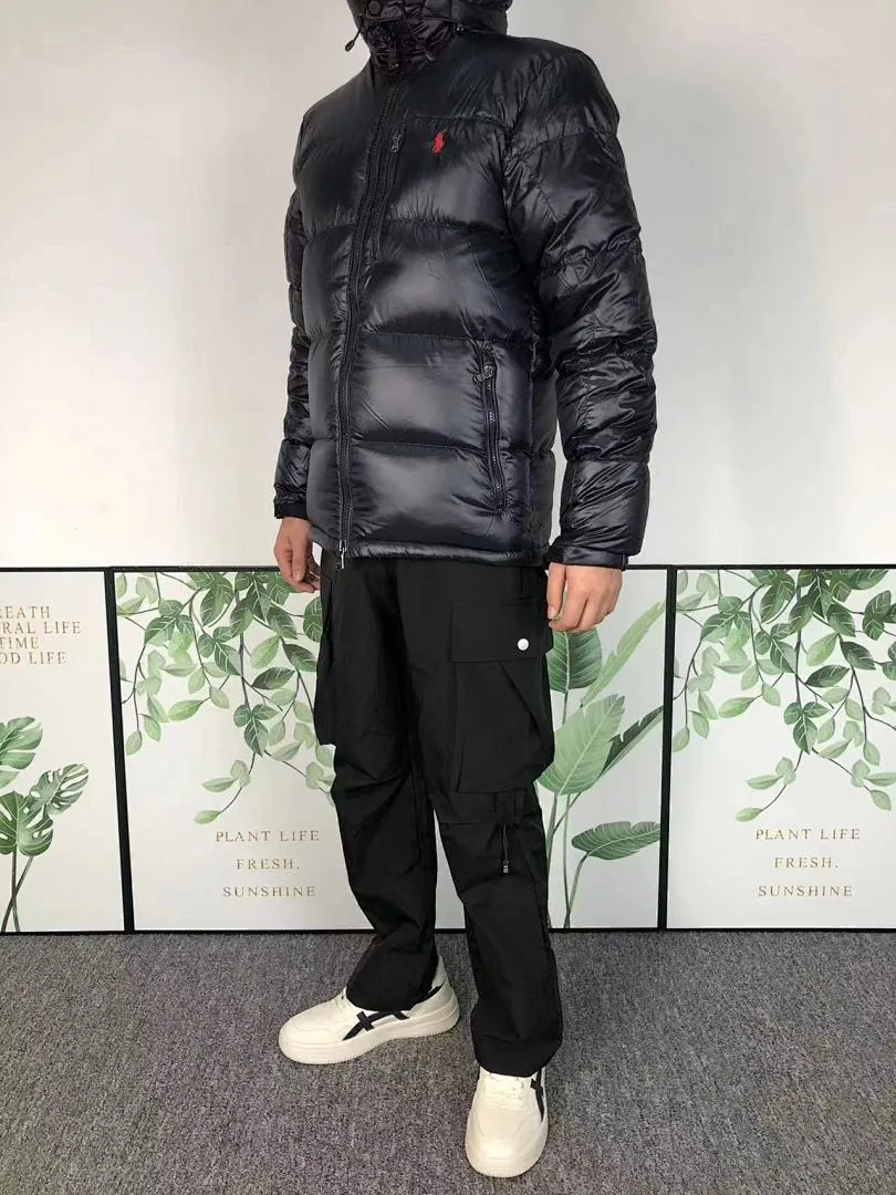 Ralph Lauren Black Glossy Packable Puffer C - Image 3