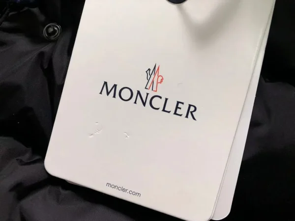 Moncler Black Glossy Fur Hood Puffer - view 9