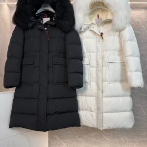 Moncler Blain Long Hooded Puffer Coat, Women puffer jacket